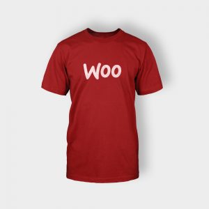 تی شرت قرمز WOO